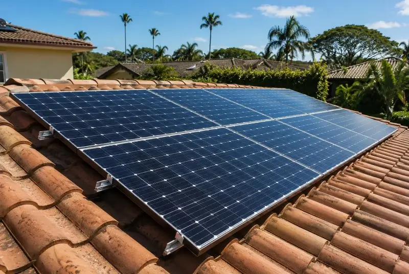 Installation de panneaux solaires à Sauzet
